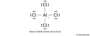 AlCl4 Lewis Structure Learnool