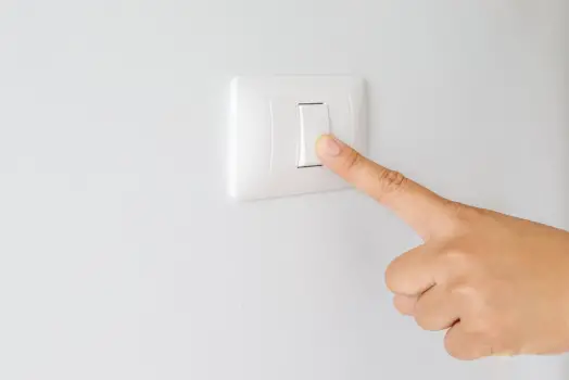 Applied force example - light switch