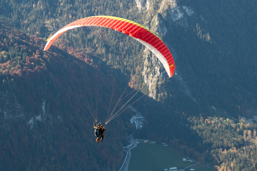 Air resistance example - paragliding