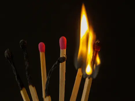 Chemical energy example - matchstick