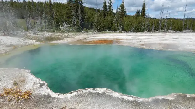 Geothermal energy example - hot spring