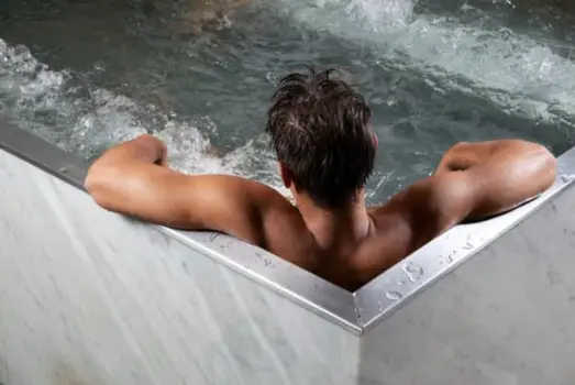 Second law of thermodynamics example - hot bath