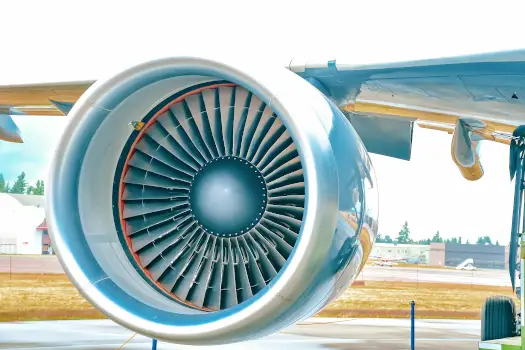 Sound energy example - aircraft engine