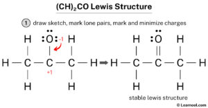 Acetone Lewis structure - Learnool