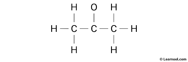 Acetone Lewis Structure (Step 1)