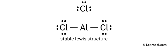 AlCl3 Lewis Structure (Step 2)
