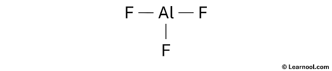 AlF3 Lewis Structure (Step 1)