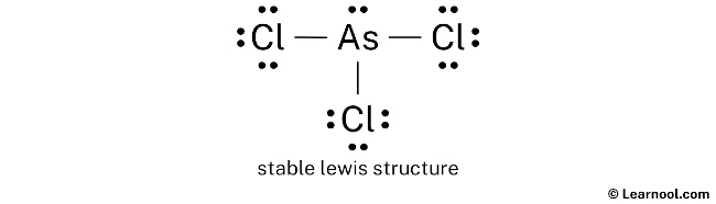 AsCl3 Lewis Structure (Step 2)