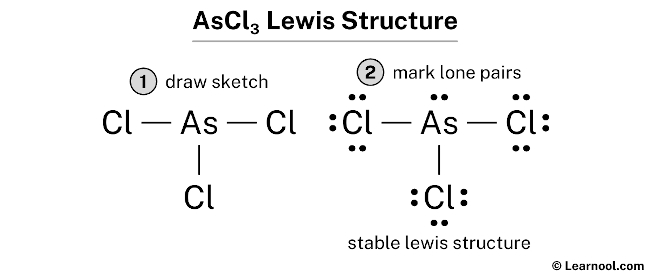 AsCl3 Lewis Structure
