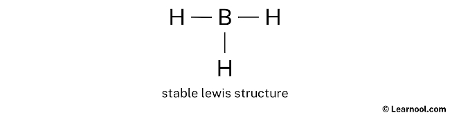 BH3 Lewis Structure (Step 1)