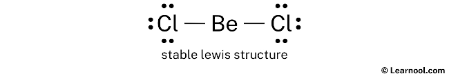 BeCl2 Lewis Structure (Step 2)