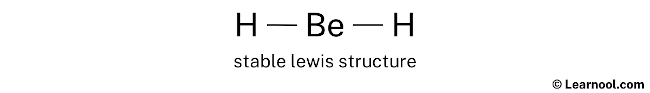 BeH2 Lewis Structure (Step 1)