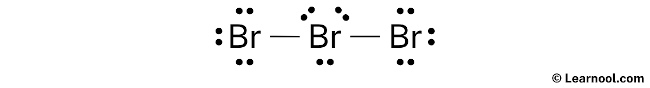 Br3- Lewis Structure (Step 2)