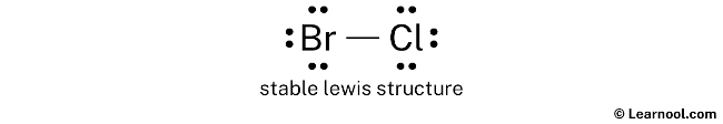 BrCl Lewis Structure (Step 2)