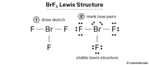 BrF3 Lewis structure - Learnool