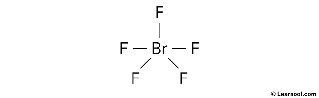 BrF5 Lewis Structure (Step 1)