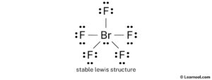 BrF5 Lewis structure - Learnool
