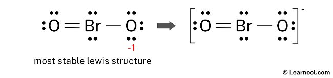 BrO2- Lewis Structure (Final)