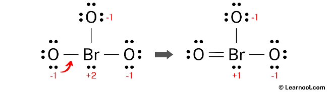 BrO3- Lewis Structure (Step 4)