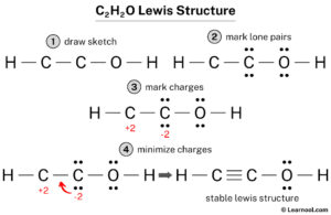 C2H2O Lewis structure - Learnool