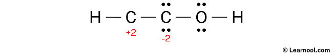 C2H2O Lewis Structure (Step 3)