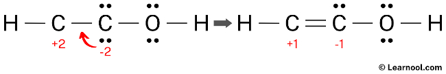 C2H2O Lewis Structure (Step 4)