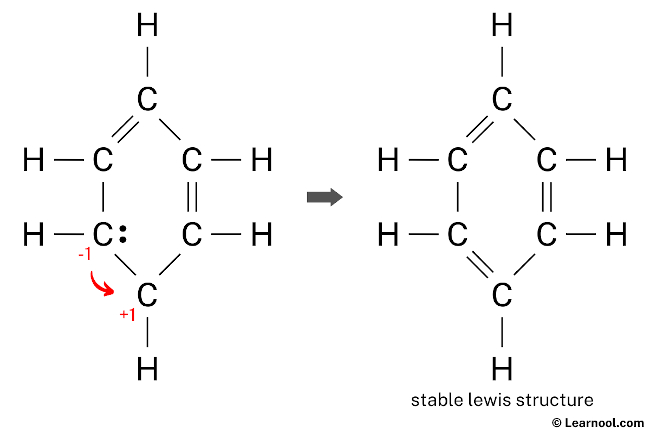 C6H6 Lewis Structure (Step 6)