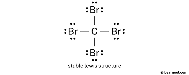 CBr4 Lewis Structure (Step 2)