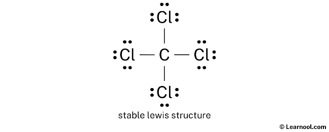 CCl4 Lewis Structure (Step 2)