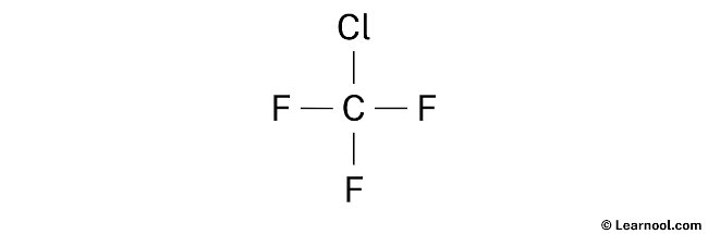 CF3Cl Lewis Structure (Step 1)