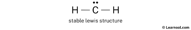 CH2 Lewis Structure (Step 2)
