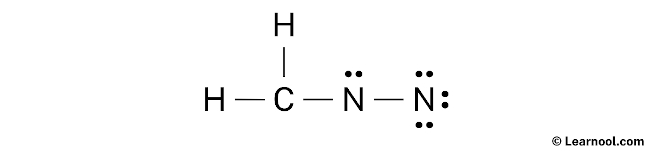 CH2N2 Lewis Structure (Step 2)