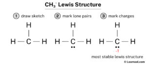 CH3- Lewis structure - Learnool