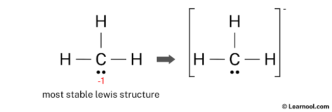 CH3- Lewis Structure (Final)