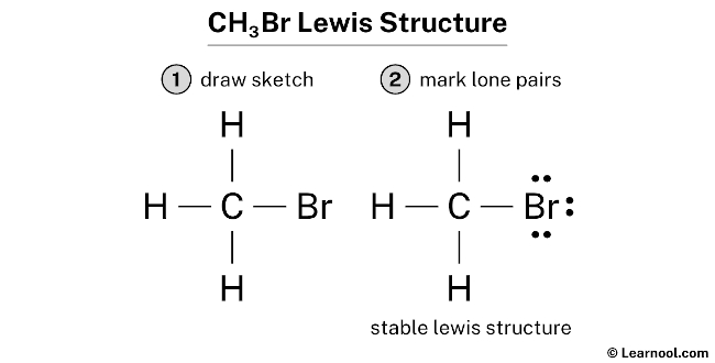 CH3Br Lewis Structure