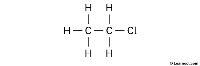 CH3CH2Cl Lewis Structure (Step 1)