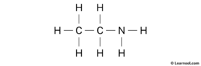 CH3CH2NH2 Lewis Structure (Step 1)