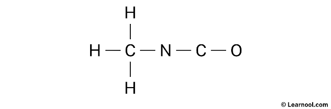 CH3NCO Lewis Structure (Step 1)