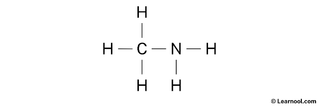 CH3NH2 Lewis Structure (Step 1)