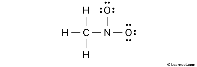 CH3NO2 Lewis Structure (Step 2)