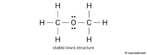 CH3OCH3 Lewis structure - Learnool