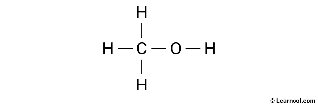 CH3OH Lewis Structure (Step 1)