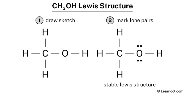 What Is The Correct Lewis Dot Structure For Ch3oh