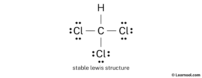 CHCl3 Lewis Structure (Step 2)