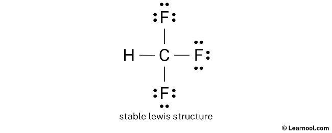 CHF3 Lewis Structure (Step 2)