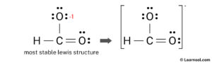 CHO2- Lewis structure - Learnool