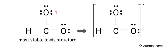 CHO2- Lewis Structure (Final)