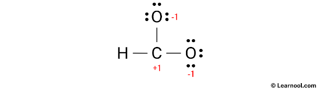 CHO2- Lewis Structure (Step 3)