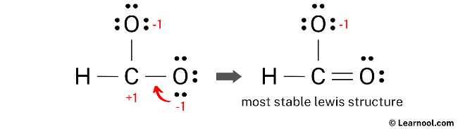 CHO2- Lewis Structure (Step 4)