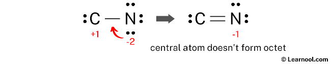 CN- Lewis Structure (Step 4)